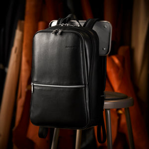 Samsonite Classic Leather Slim Backpack